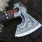 Carbon Steel Viking Axe, Fantasy Axe, Forged Axe, Hatchet Warrior Throwing Axe, Custom Engraved Axe, Gift For Boyfriend3.jpg