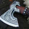 Carbon Steel Viking Axe, Fantasy Axe, Forged Axe, Hatchet Warrior Throwing Axe, Custom Engraved Axe, Gift For Boyfriend4.jpg