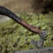 VIKING WEDDING GIFT - Custom Handmade Carbon Steel Axe Comes with Leather Sheath, Hand Forged Viking Axe, Wolf Gifts for Boyfriend02.jpg