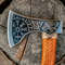 GROOMSMEN GIFT - Viking Axe, Viking Wedding Best Man Proposal Gift, Personalized Axe, Custom Handmade Carbon Steel Throwing Axe Gift for Men5.jpg