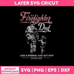 as much as i love being a firefighter being a dad is way codler svg, dad svg, father's day svg, png dxf eps file