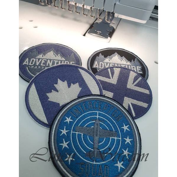 Embroidrery Emblems 6 Emblems Machine embroidery design in 8 formats | Inspire Uplift