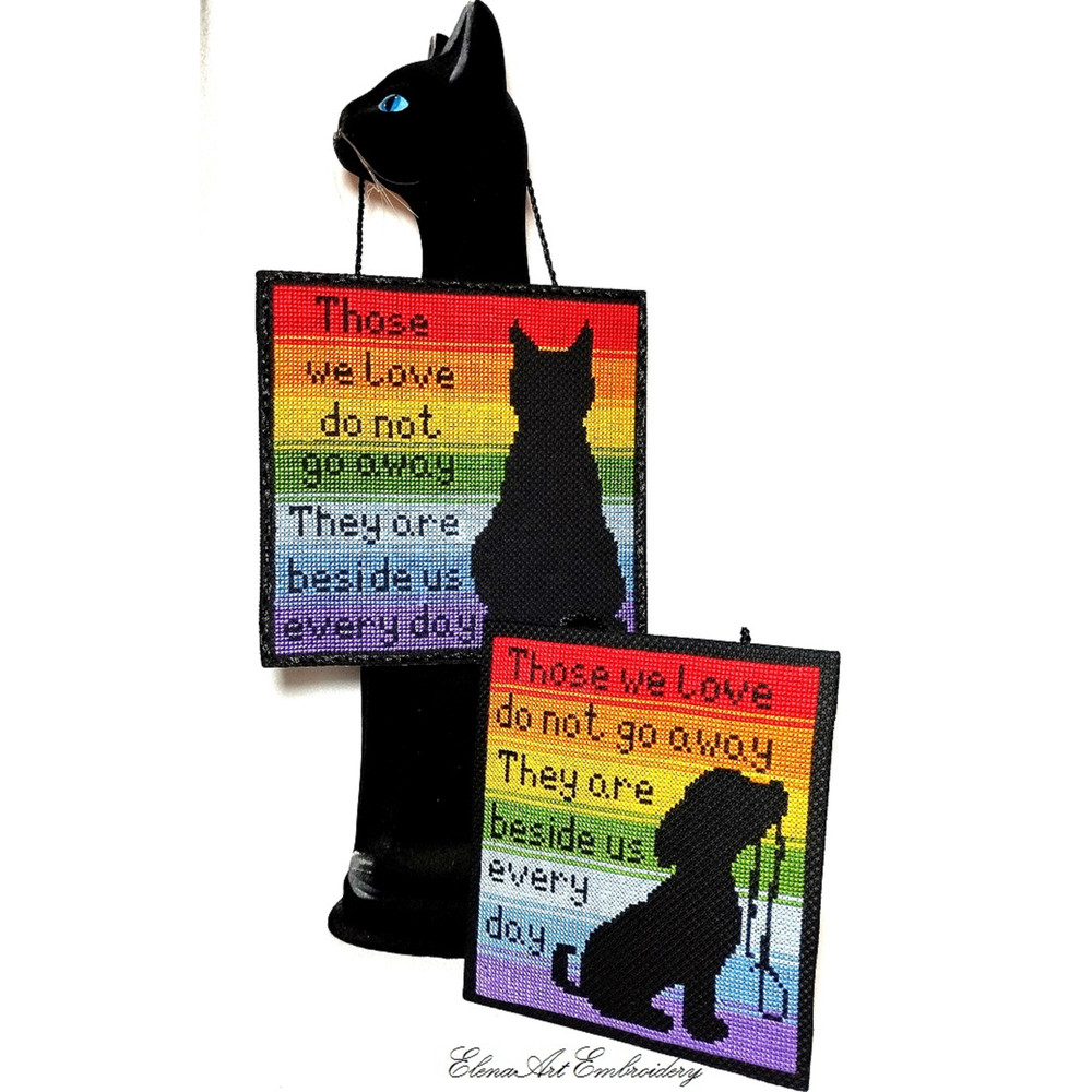 Dog Memorial Embroidery. Loss of Dog Gift. Pet Loss Gift. Dog Memory. Easy Cross Stitch Pattern PDF. Beginner Embroidery.jpg