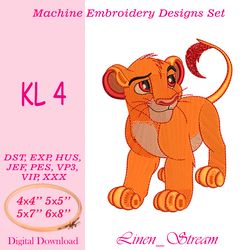 KL 4. Machine embroidery design in 8 formats and 4 sizes