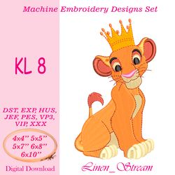 KL 8. Machine embroidery design in 8 formats and 5 sizes