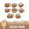 Coffee Mugs Clipart Banner01.png