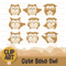 Cute Owl Animal Clipart Banner01.png