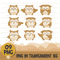 Cute Owl Animal Clipart Banner02.png