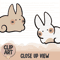 Cute Rabbit Bunny 02 Animal Clipart Banner03.png