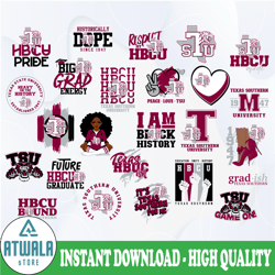 texas southern svg, hbcu teams svg, hbcu football svg