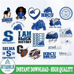 selma college svg, hbcu teams svg, hbcu football svg