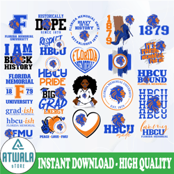 florida memorial university svg, hbcu teams svg, hbcu football svg, sport bundle svg, clipart