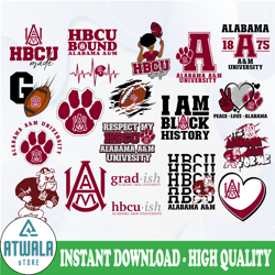 alabama a&m university svg, hbcu teams svg, hbcu football svg, sport bundle svg, clipart