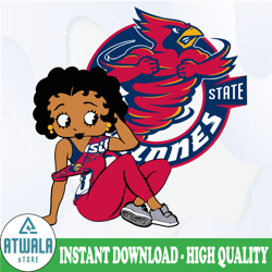 betty boop with iowa state png file, ncaa png, sublimation ready, png files for sublimation,printing