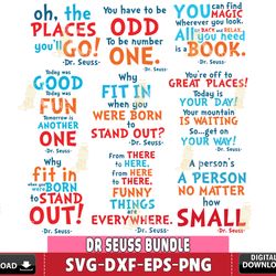 dr seuss bundle svg , dr suess bundle svg eps dxf png, silhouette, digital download, file cut , instant download
