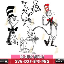 dr seuss bundle svg , reading festival, dr svg dxf eps png , silhouette, digital download, file cut , instant download