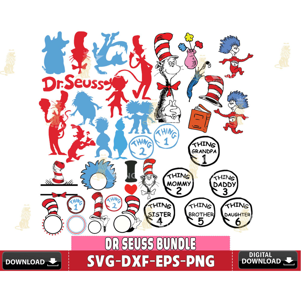 DR180121761-Dr seuss svg, Dr Seuss bundle svg, Dr seuss, Dr seuss png, one fish svg, two fish svg, Thing 1 svg dxf eps png file.jpg