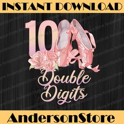 10th double digits png, birthday ballet dancer png, ballerina png, 10th birthday shirt png, 10th birthday