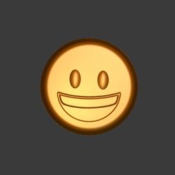 Emoji smile stl FILE