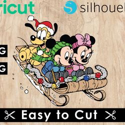 Mickey Mouse Christmas Svg Files, Mickey Mouse Svg Files, Mickey Png Images, SVG Cut Files for Cricut, Clipart Bundle