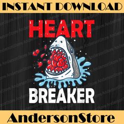 valentines day shark heart breaker png, funny boys kids png, valentine's day, boy's shirt, baby, valentine png