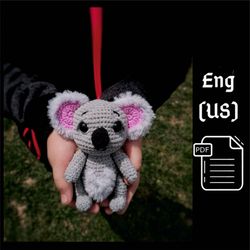 PDF Crochet Pattern Cute Koala