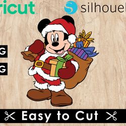 mickey mouse christmas svg files, mickey mouse svg files, mickey png images, svg cut files for cricut, clipart bundle