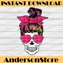 valentine skull png, skull png, sublimation graphics, tumbler graphics