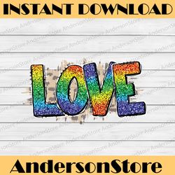 love rainbow color png, rainbow color png, love rainbow glitter png, valentine's day love glitter png, png