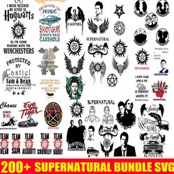 200 supernatural svg bundle, winchesters svg bundle