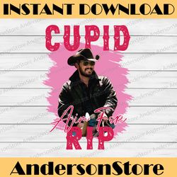 cupid aim for rip png, valentines png, rip wheeler png, yellowstone png, country western, valentine's sublimation design