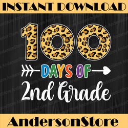 100 days of 2nd grade teacher student second grade, teacher student 100th day school png