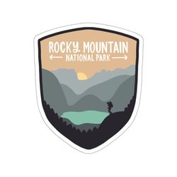 rocky mountain national park – weatherproof sticker