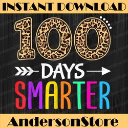 100 days smarter kindergarten child 100th day of school png