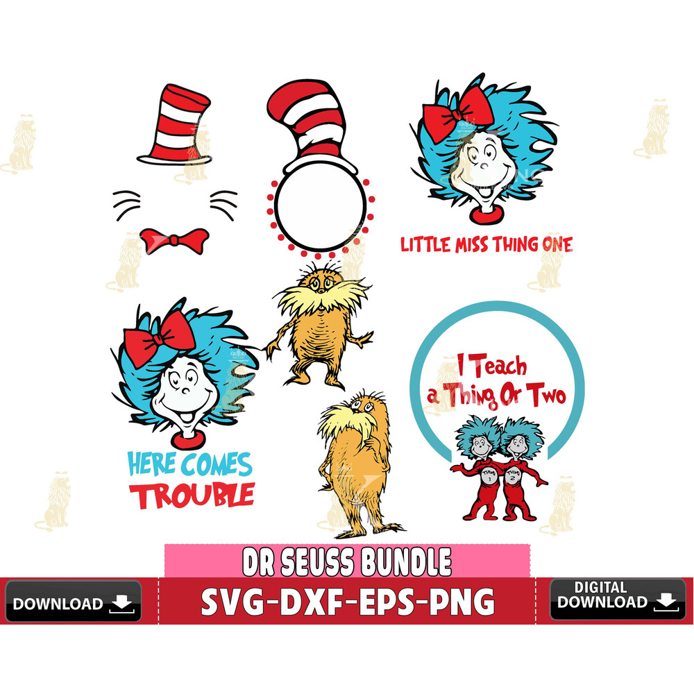 DR3101202-Bundle I teach a thing or two, Little miss thing one, here comes trouble, DrSvg Dxf Eps Png file.jpg