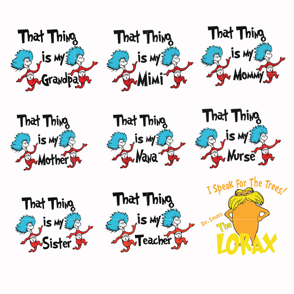 Dr Seuss Svg Bundle, Funny Dr Seuss Quote Svg, Dr Seuss Svg, Thing Svg, Cute Cat Svg, Teacher Svg, Svg File For Cricut DR113.jpg