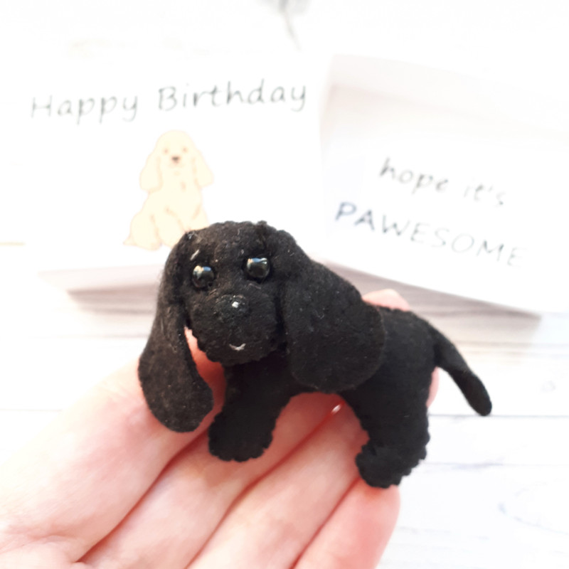 Black-Cocker-spaniel-birthday-gift