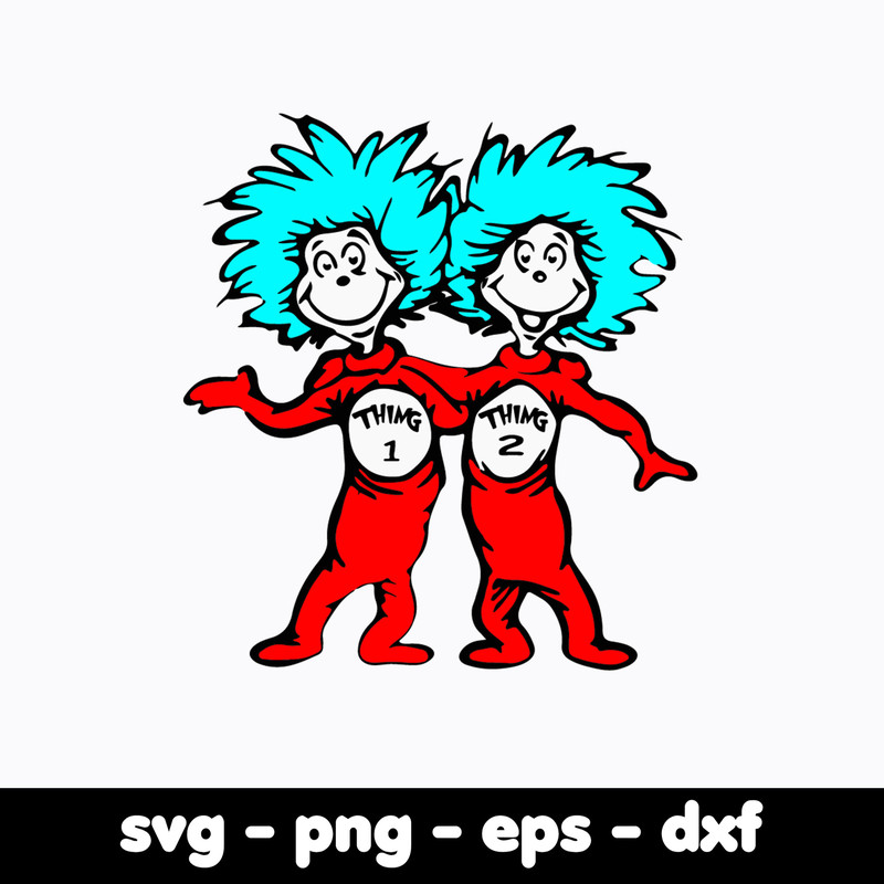 Dr Seuss Svg Bundle, Funny Dr Seuss Quote Svg, Dr Seuss Svg, Thing Svg, Cute Cat Svg, Teacher Svg, Svg File For Cricut DR380.jpg
