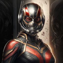 Ant Man in the style of a wasp