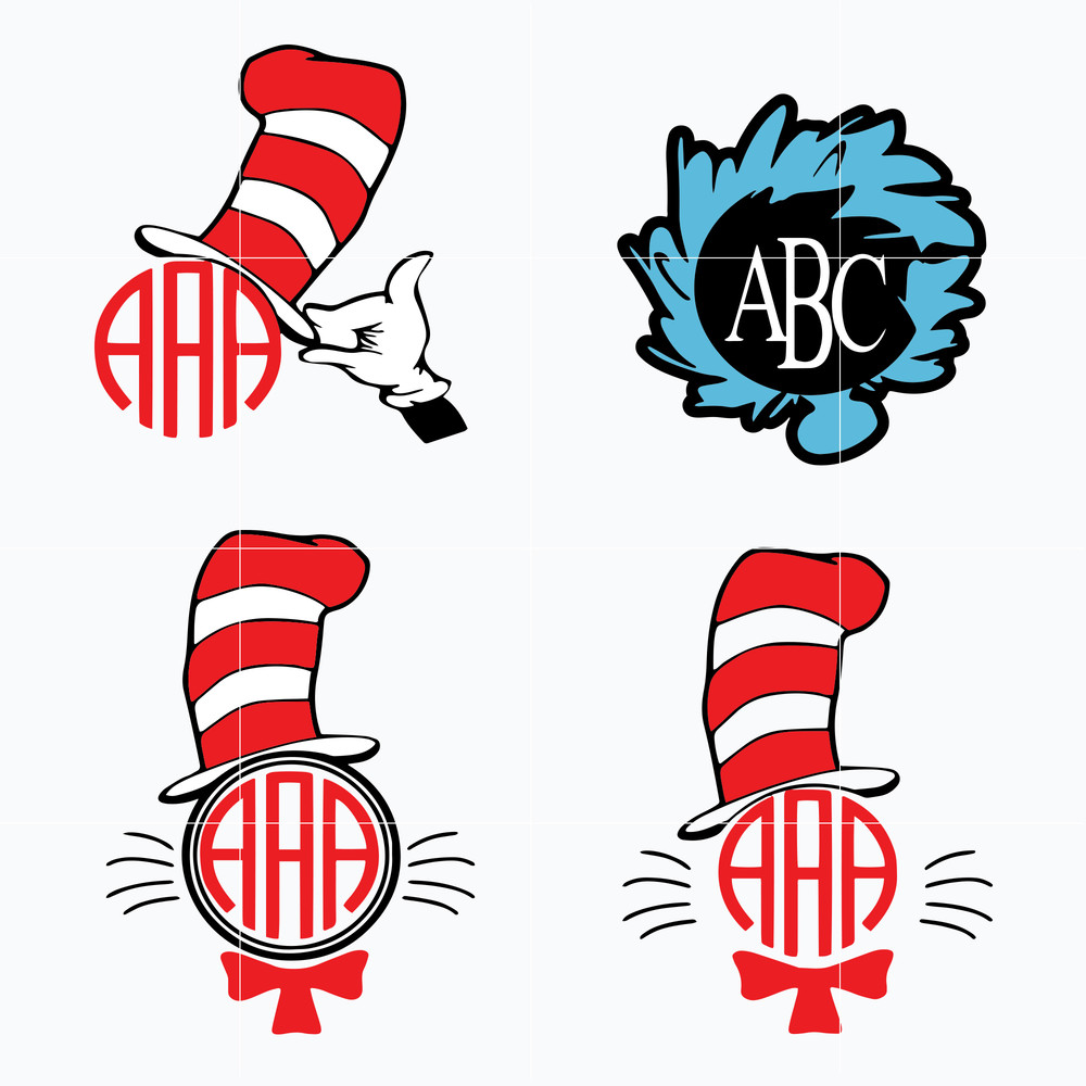 Dr Seuss Svg Bundle, Funny Dr Seuss Quote Svg, Dr Seuss Svg, Thing Svg, Cute Cat Svg, Teacher Svg, Svg File For Cricut DR91.jpg