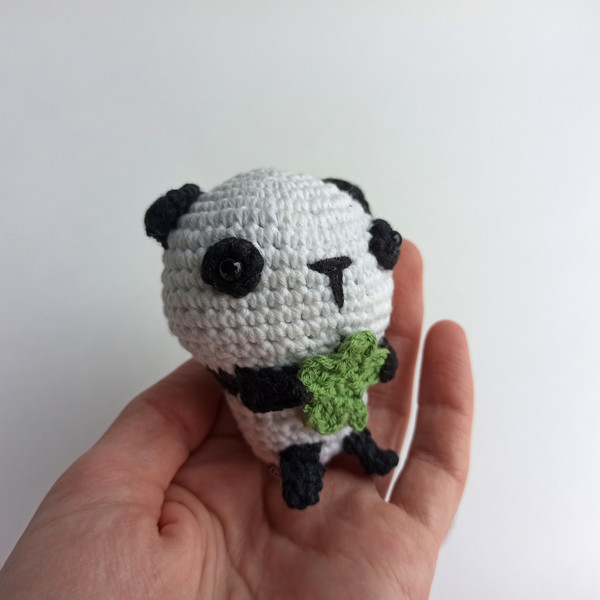 Amigurumi Panda Keychain on the hand 3.jpg