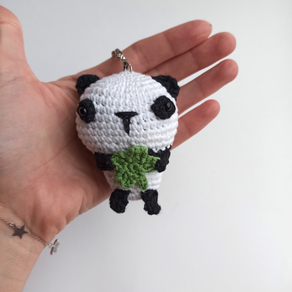 Amigurumi Panda Keychain on the hand 6.jpg