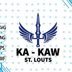 battlehawks football st louis svg fans ka-kaw