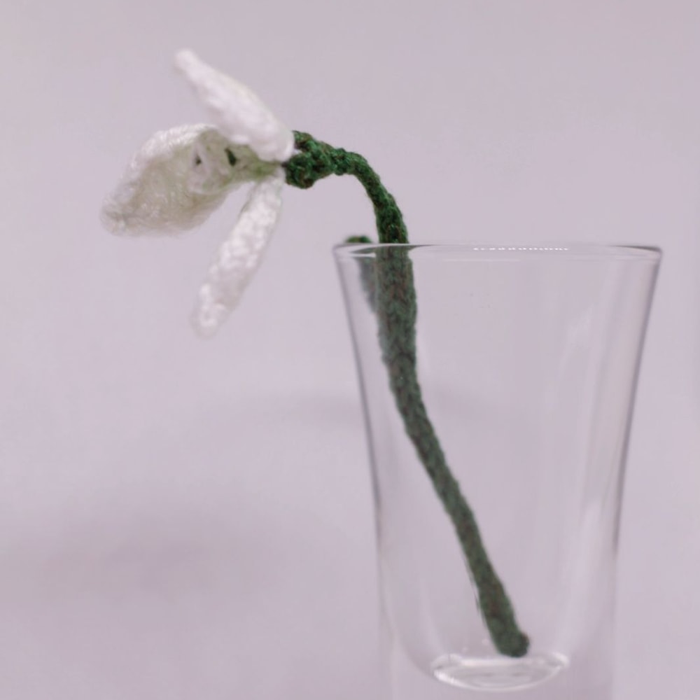 Snowdrop knitting pattern, flower pattern, knitting patterns knit pattern, design patterns, easy knitting projects, PDF 6.jpg