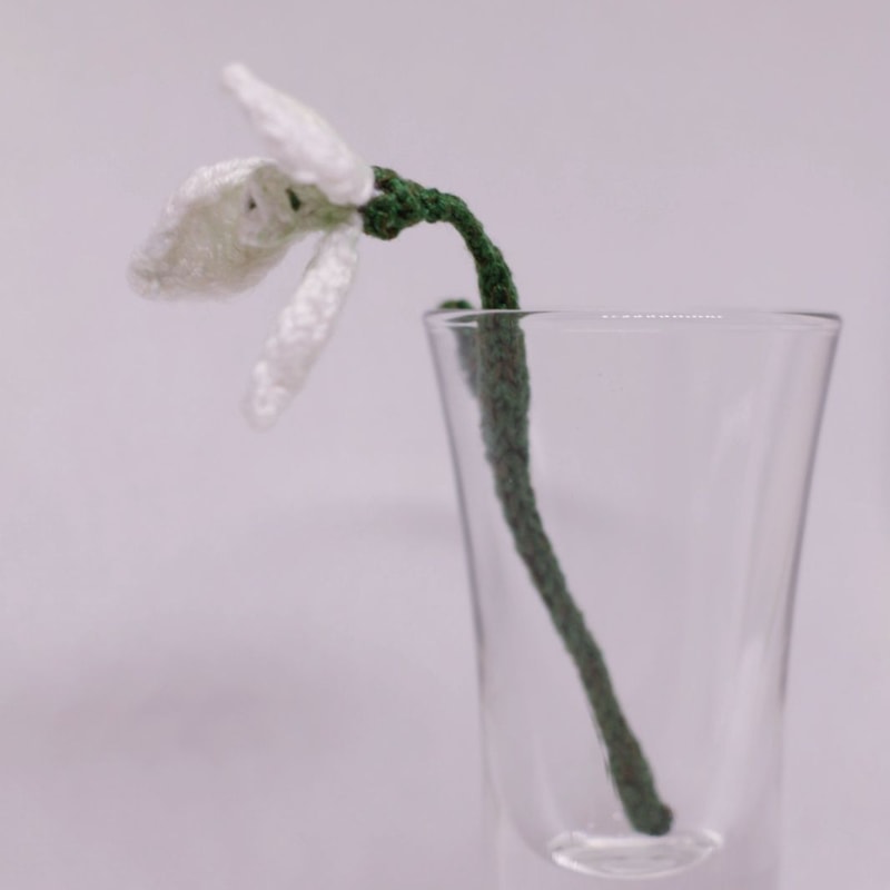 Snowdrop knitting pattern, flower pattern, knitting patterns knit pattern, design patterns, easy knitting projects, PDF 6.jpg