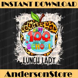 lunch lady life happy 100th day of school face mask leopard png