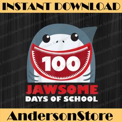 jawsome shark 100 days of school png teacher boy girl