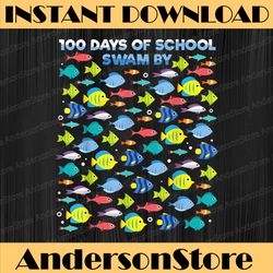 fish 100 days of school png fisher teacher boy girl