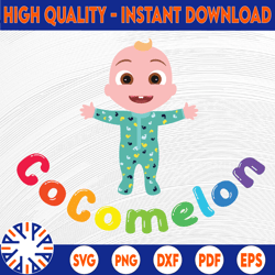cocomelon jj png svg, jj svg, cocomelon brithday svg png, cocmelon head jj in onesie svg, jj plus cocomelon head, cocome