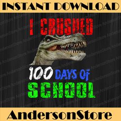 boys dinosaur 100 days of school funny png